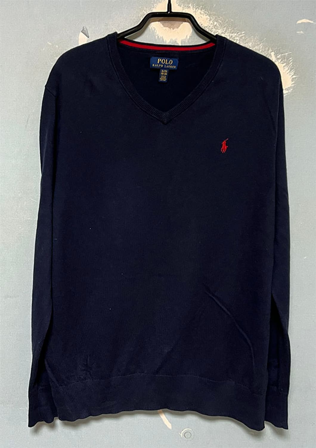 POLO 폴로 남자 니트티 브이넥 춘추 M 95 상품이미지1