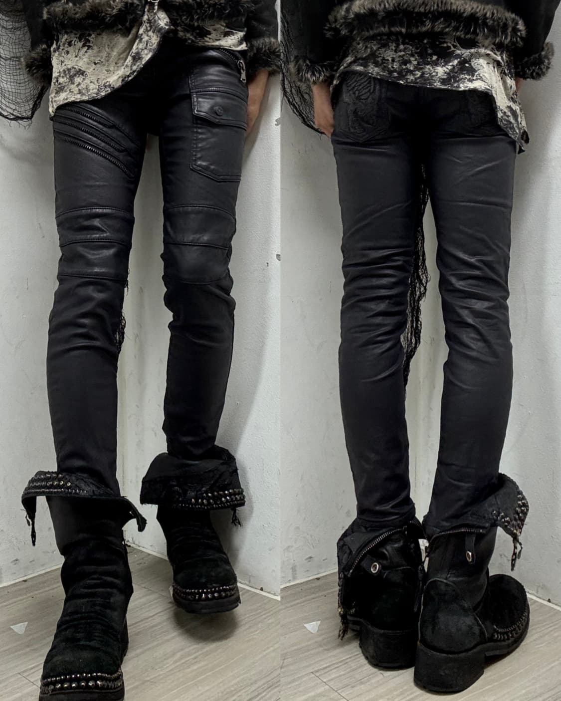 [CLOUD72]Back Wings Print RockChic Coate 상품이미지1