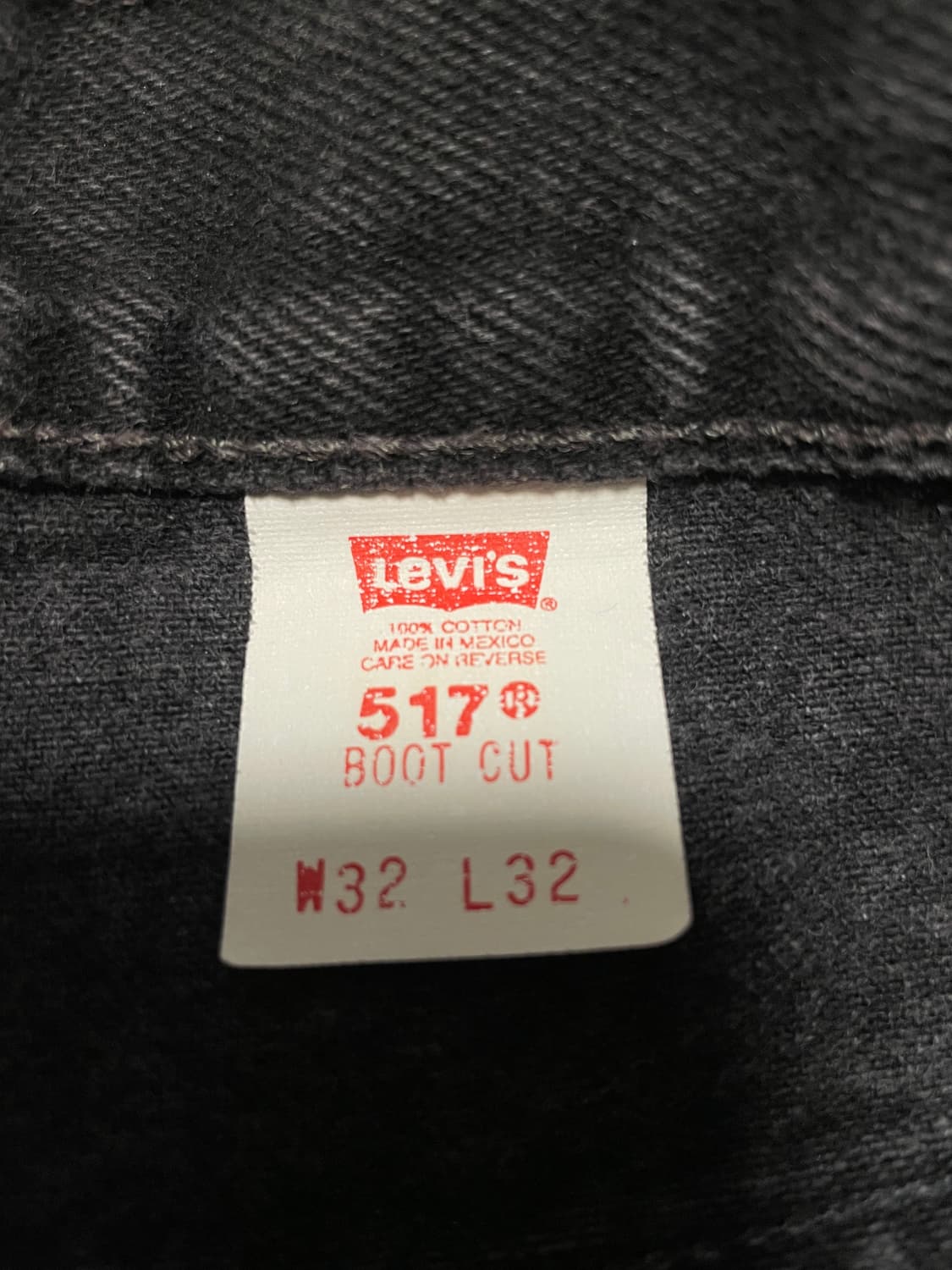 빈티지 리바이스 517 블랙 팝니다 상품이미지2