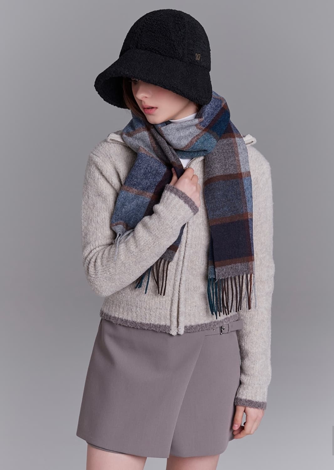 화이트샌즈 23FW 에코퍼 부플 보닛햇 Free 상품이미지7