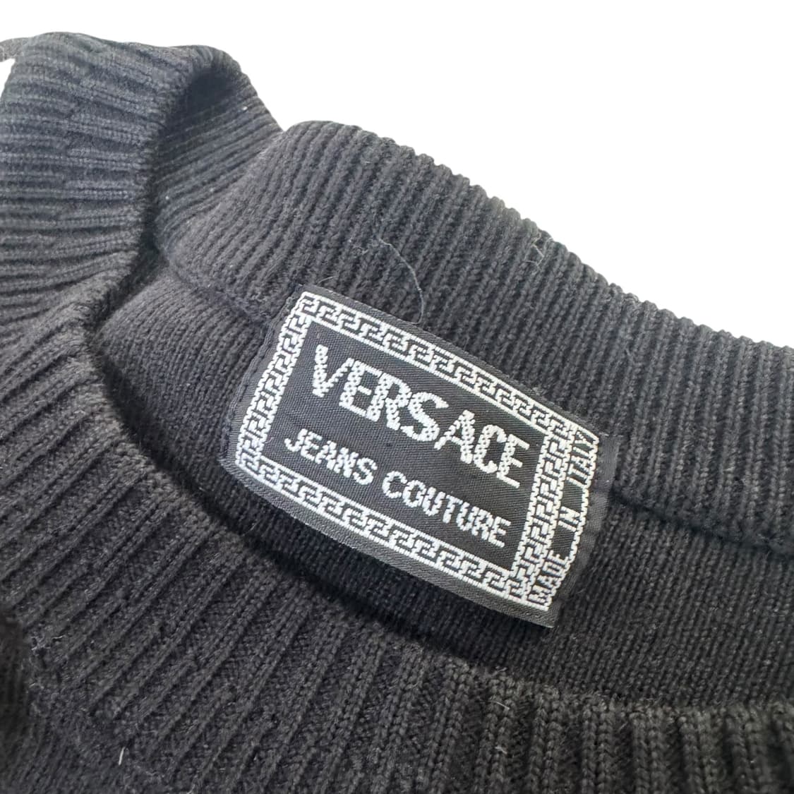 정품 베르사체 블랙 니트 상품이미지4
