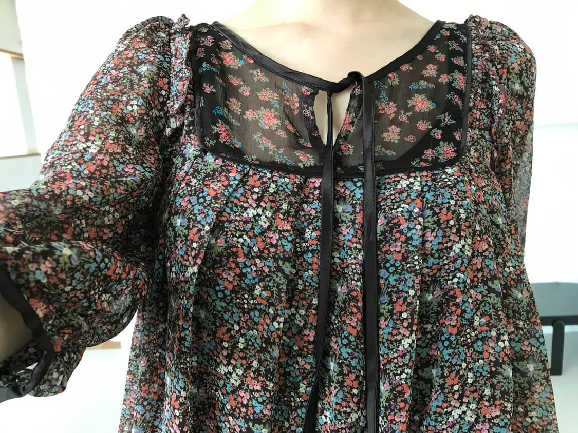 vintage pattern one-piece 상품이미지7