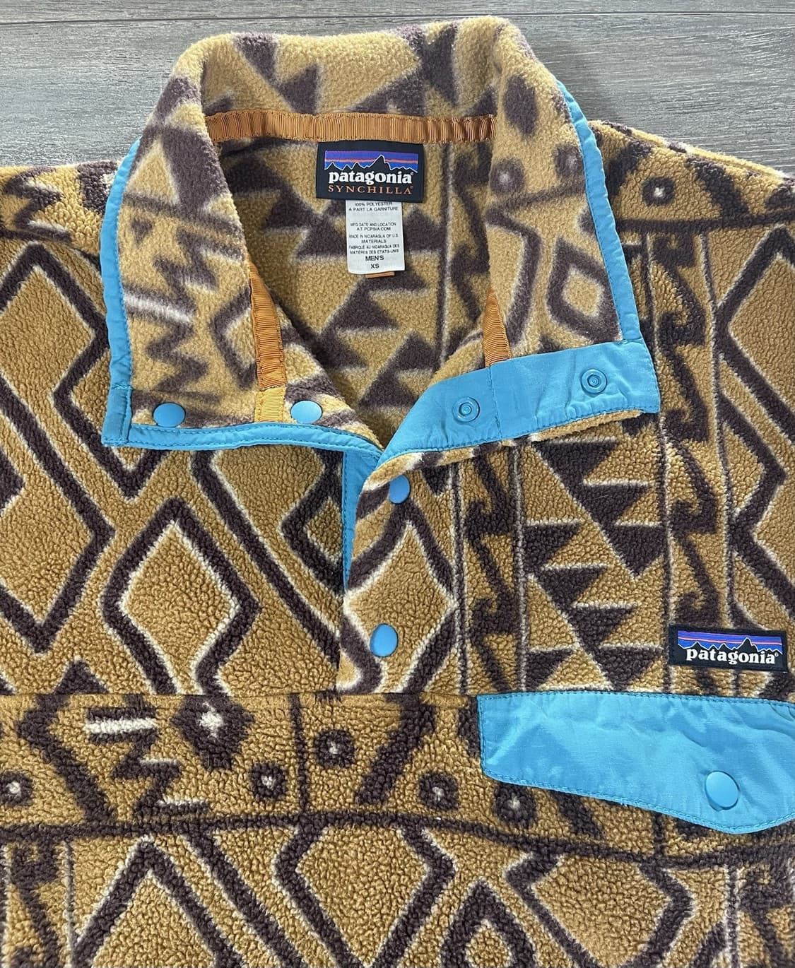 10s 파타고니아 신칠라 스냅-T 아즈텍 패턴 상품이미지2