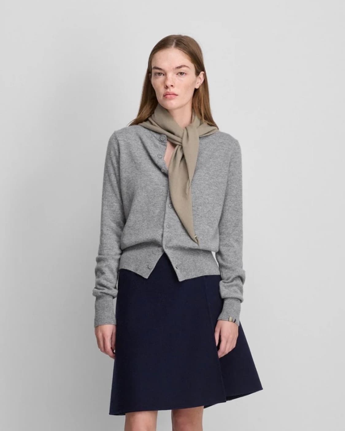 [F]익스트림캐시미어 26ss 리틀2 가디건/그레이 상품이미지1