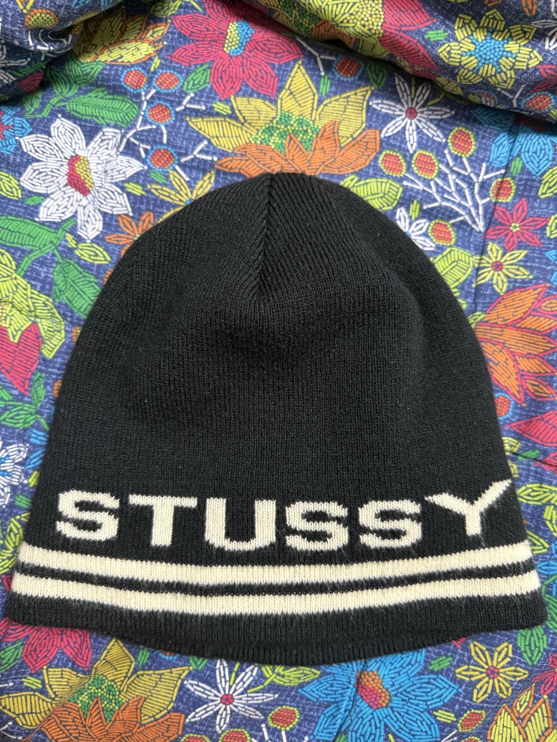 스투시 자카드 비니 상품이미지1