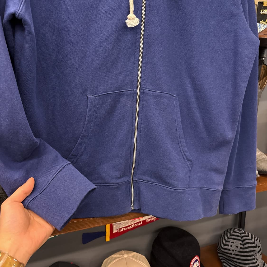 리바이스 스탠다드 라인 트레이닝 코튼스웻 후드집업 N1243 상품이미지4