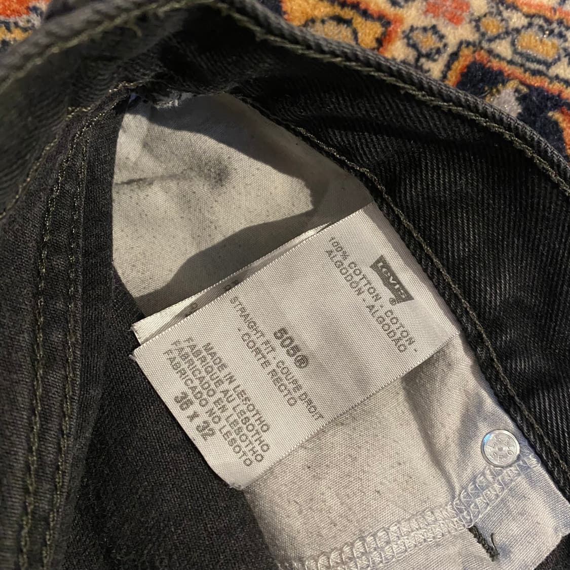 🌊00s Levis 505 Black jeans 상품이미지7