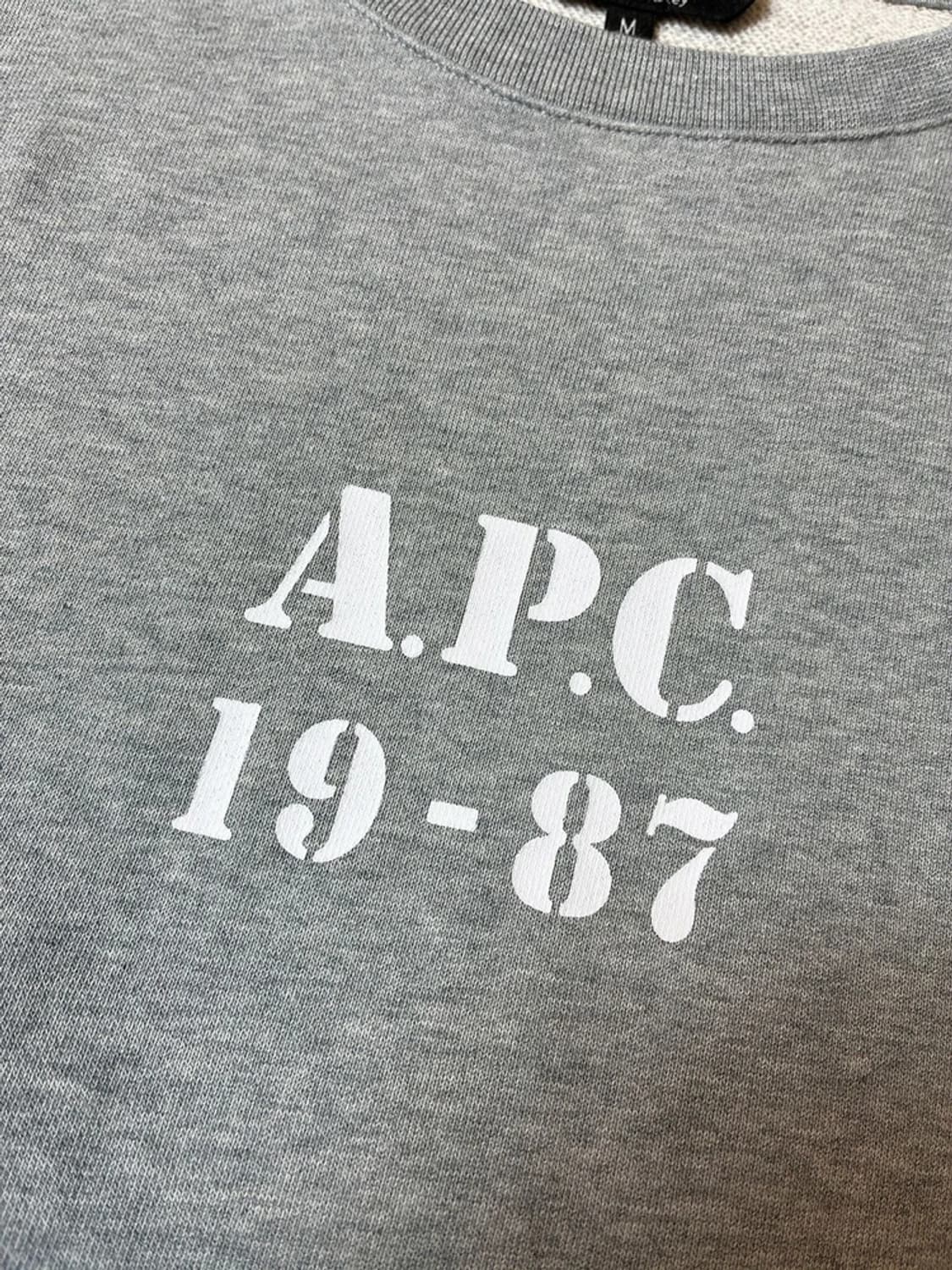 아페쎄 APC 멜리사 로고 프린트 맨투맨 PN7773 상품이미지3