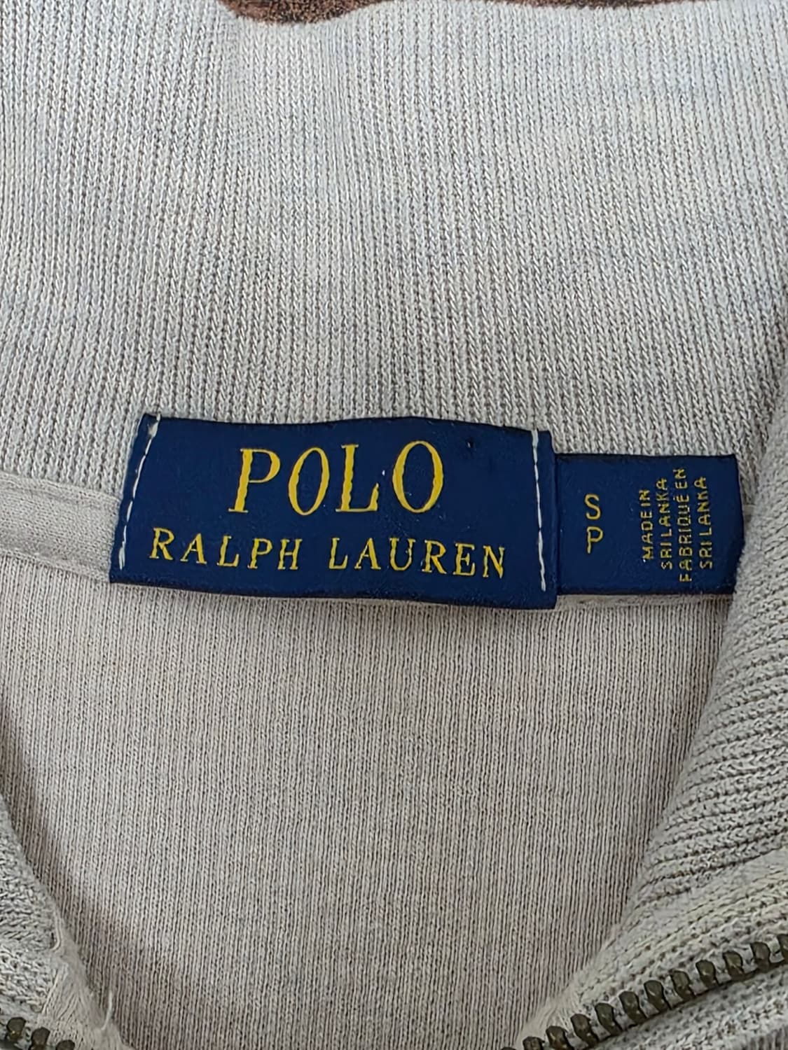 폴로랄프로렌 반집업 니트 S 상품이미지3
