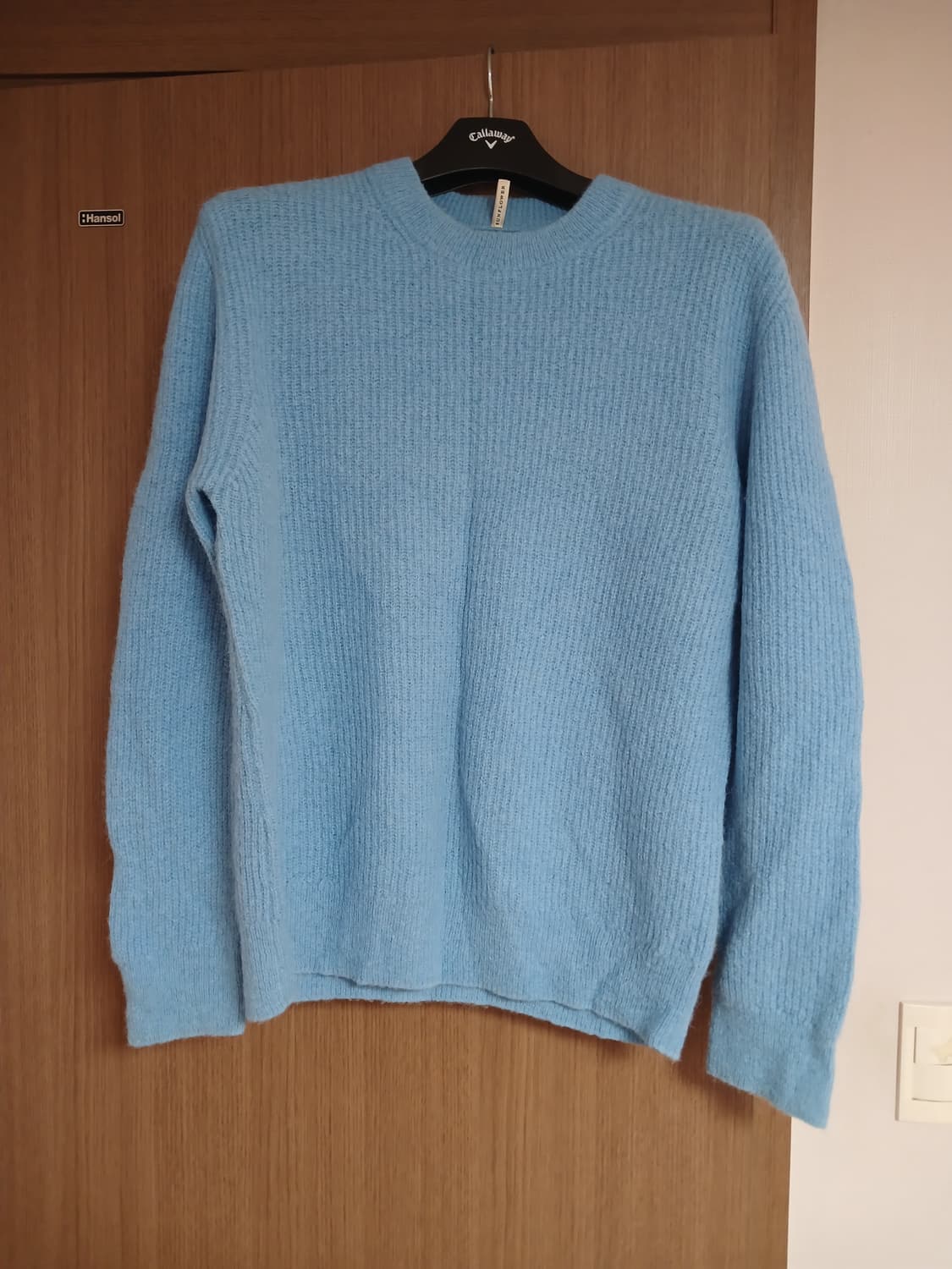 썬플라워하늘색 알파카 니트 L 상품이미지4