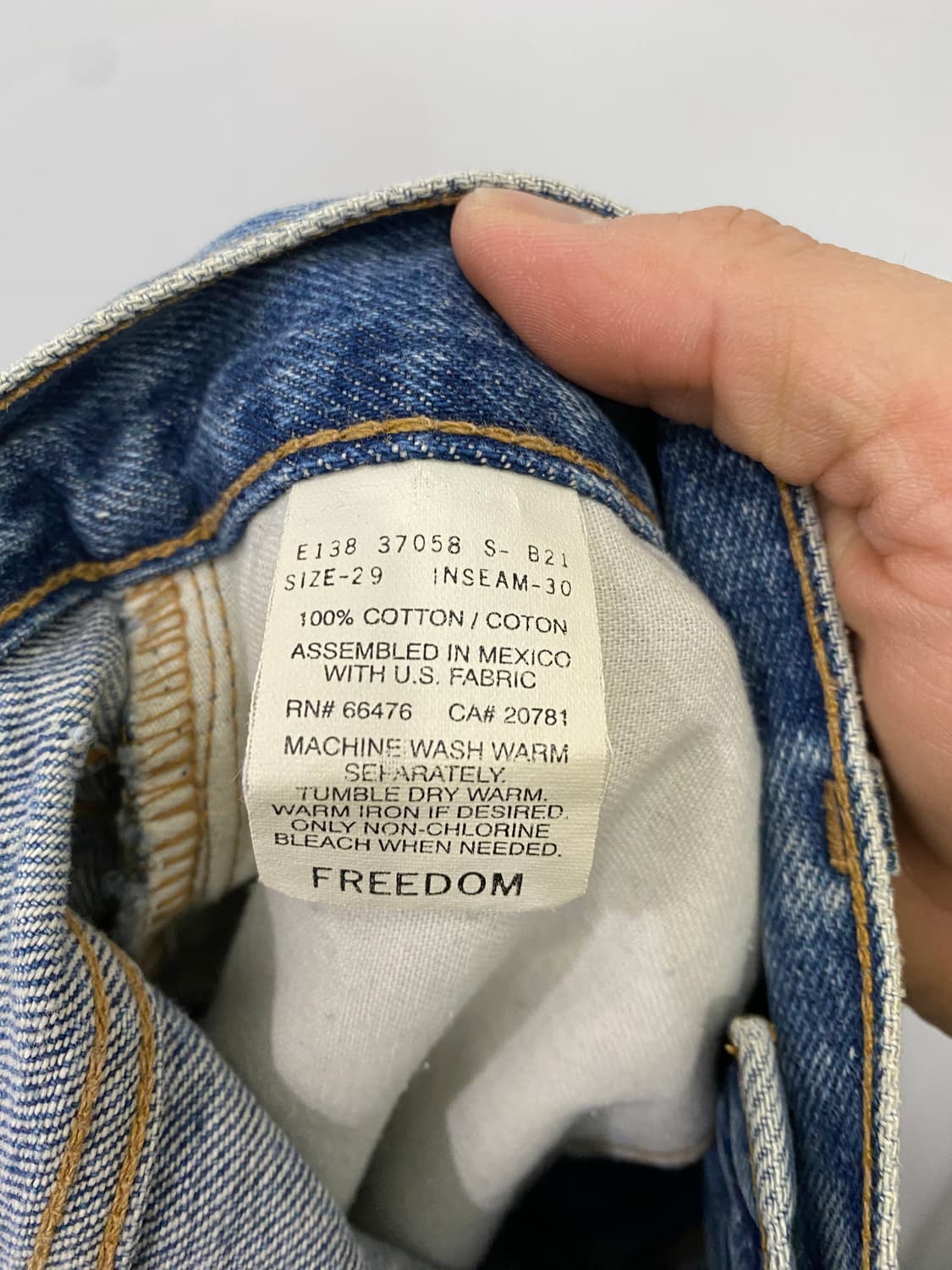 타미힐피거 패치 데님팬츠(29) 상품이미지4