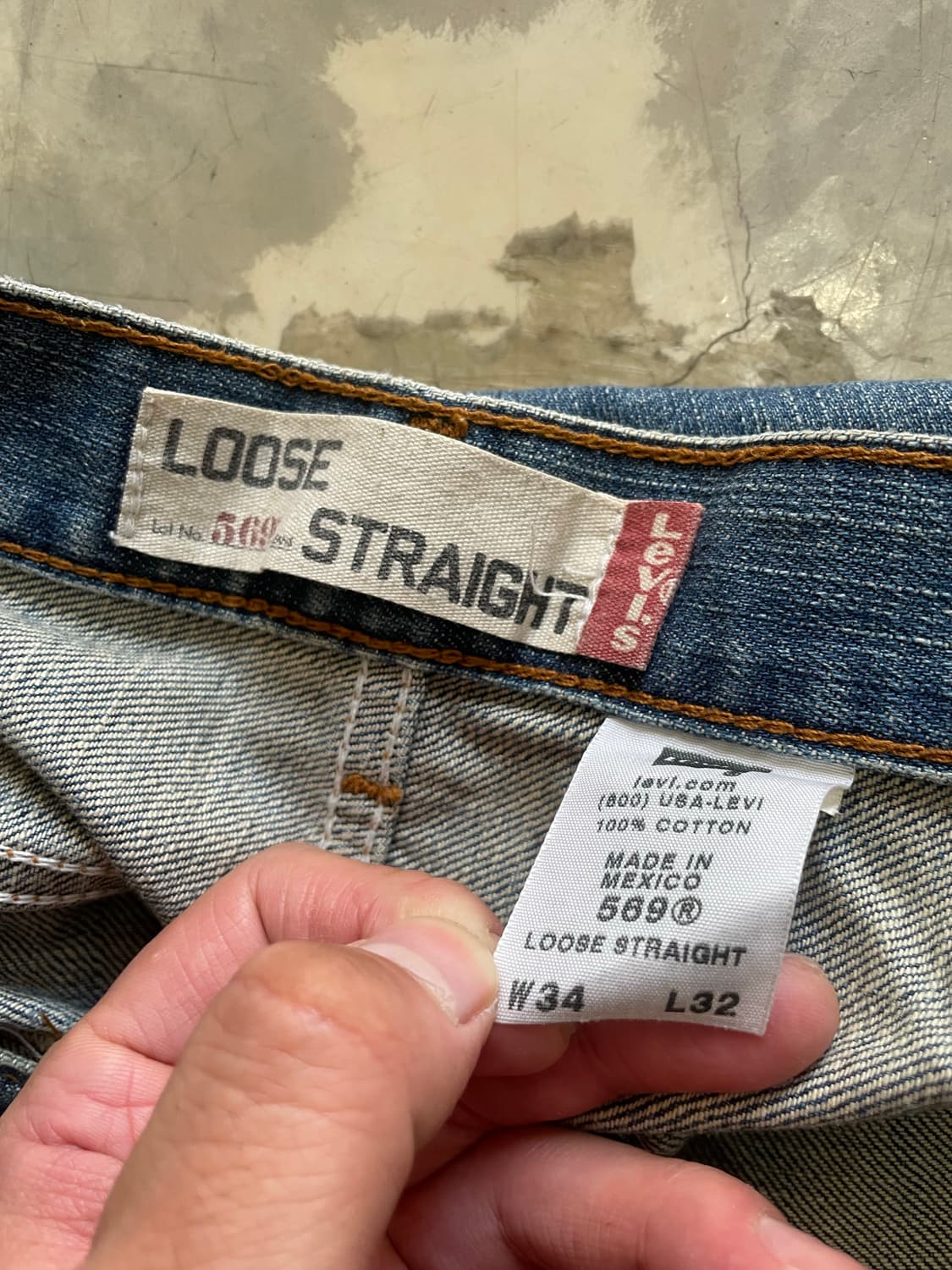 리바이스 569 34x32 (기장수선) 상품이미지7