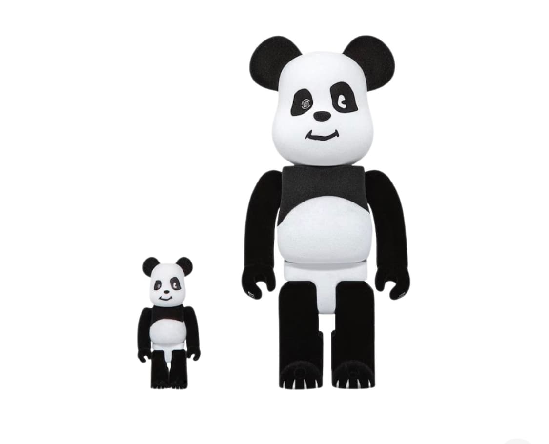 베어브릭 x 클랏 판다 100% & 400% 세트 상품이미지1