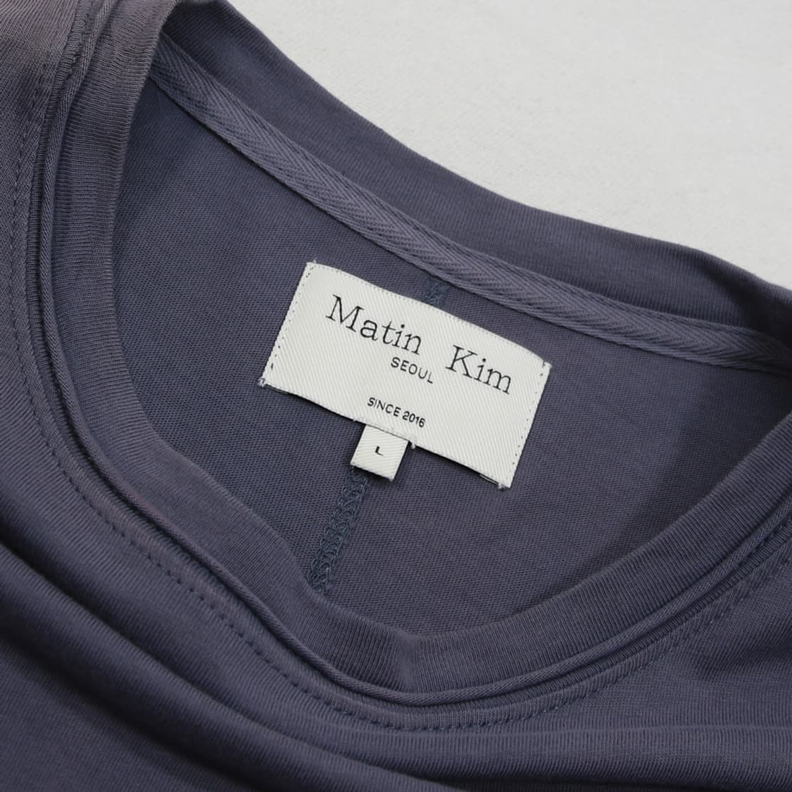 (착용컷) Matin Kim 반팔 티셔츠 (남성용 105) 상품이미지6