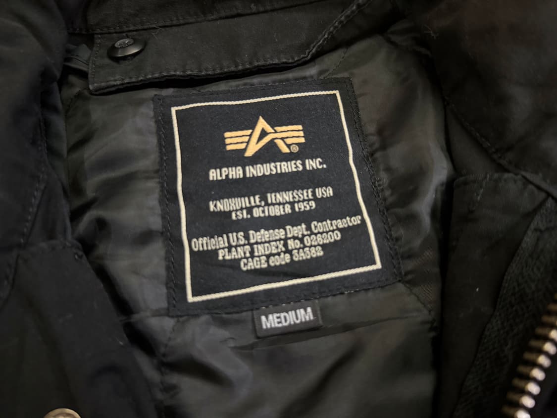 [알파인더스트리] M65 필드 자켓 블랙 (내피포함) 상품이미지4