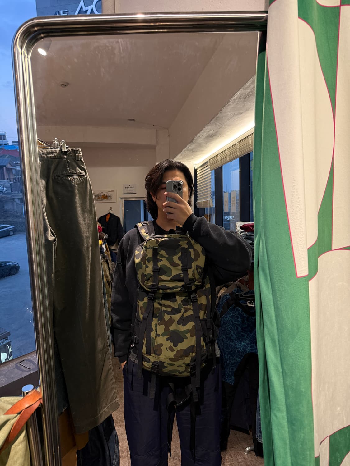 Bape x Porter camo backpack 상품이미지6