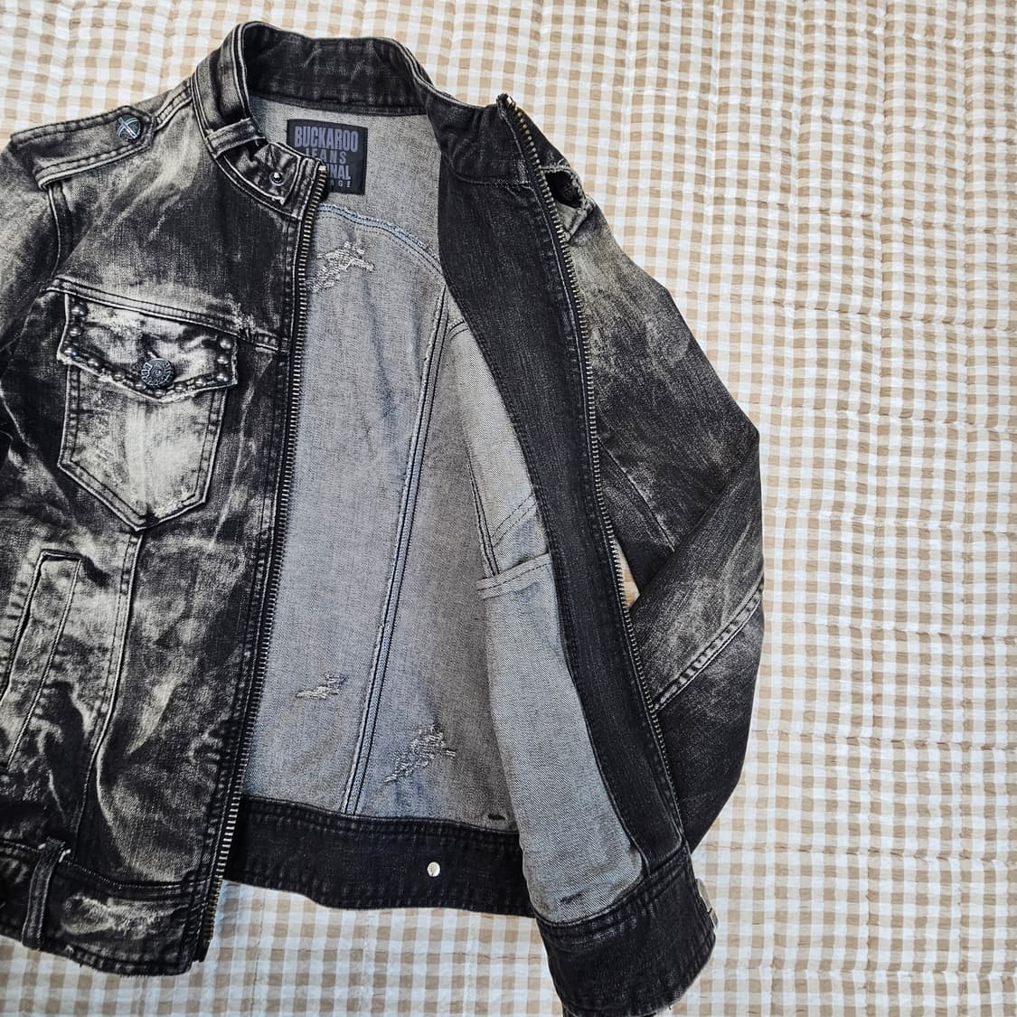 버커루 오리지널 원스턴 데님 청자켓 남자100 상품이미지7
