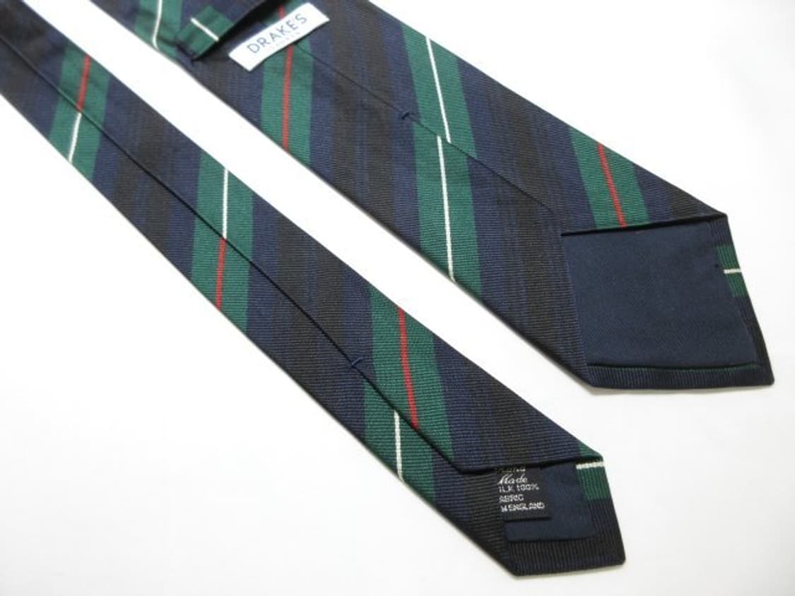 드레익스 실크 체크 넥타이 상품이미지5