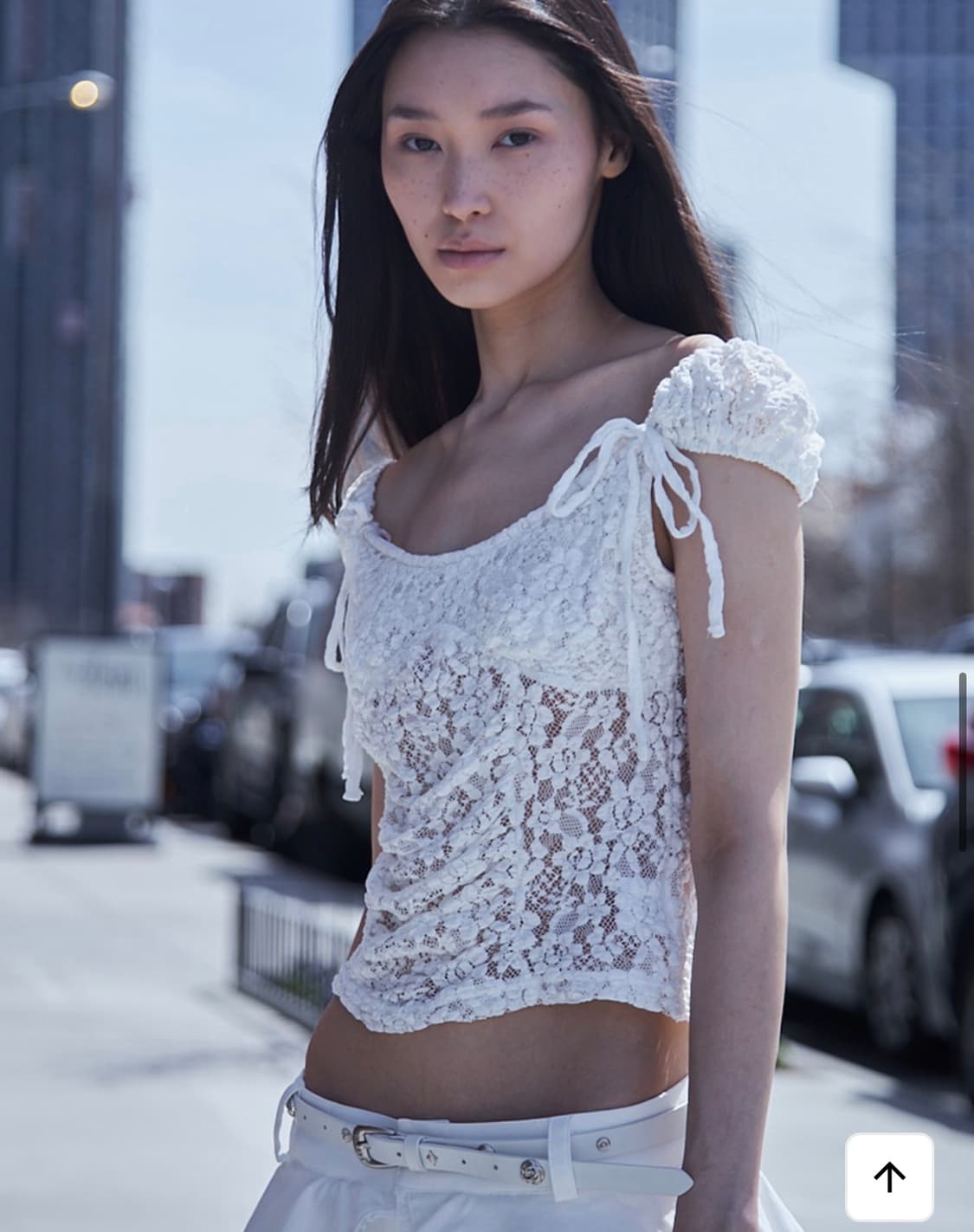 세릭 셔링 하프 탑 상품이미지2