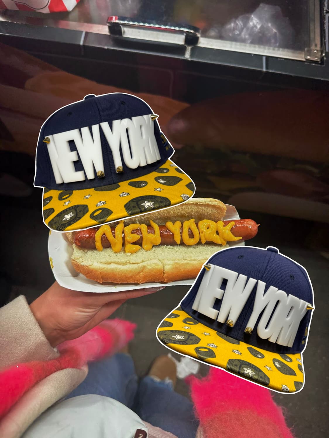 I ❤️NEWYORK 아크릴로고 스터드 스냅백 상품이미지1