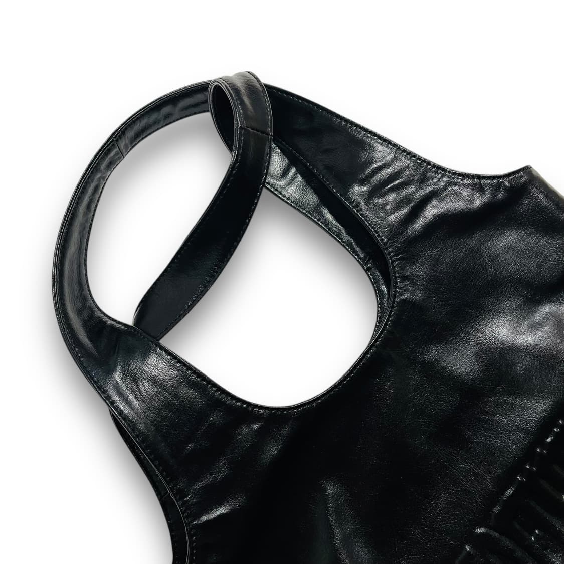 피플오브더월드 락시크 시그니처 로고 레더 숄더백 상품이미지5