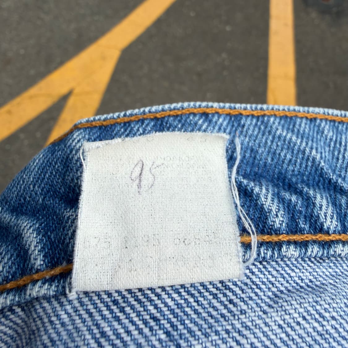 90s USA 빈티지 리바이스 517 부츠컷 오렌지탭 상품이미지10