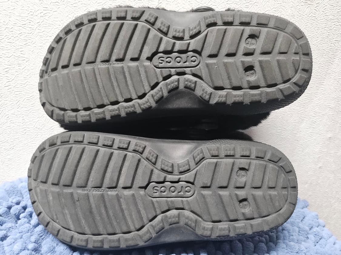크록스 CROCS 클래식 퍼 슈어 클로그 블랙m6w8 상품이미지8