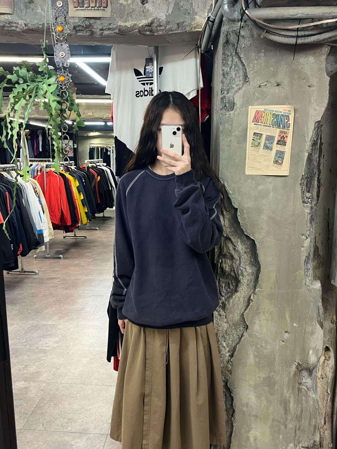 비디알 VDR 맨투맨 네이비 M #csz1879 상품이미지2