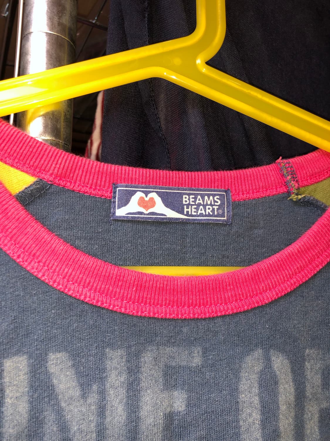 BEAMS HEART 빔즈하트 래글런 나그랑 7부 티셔츠 상품이미지3