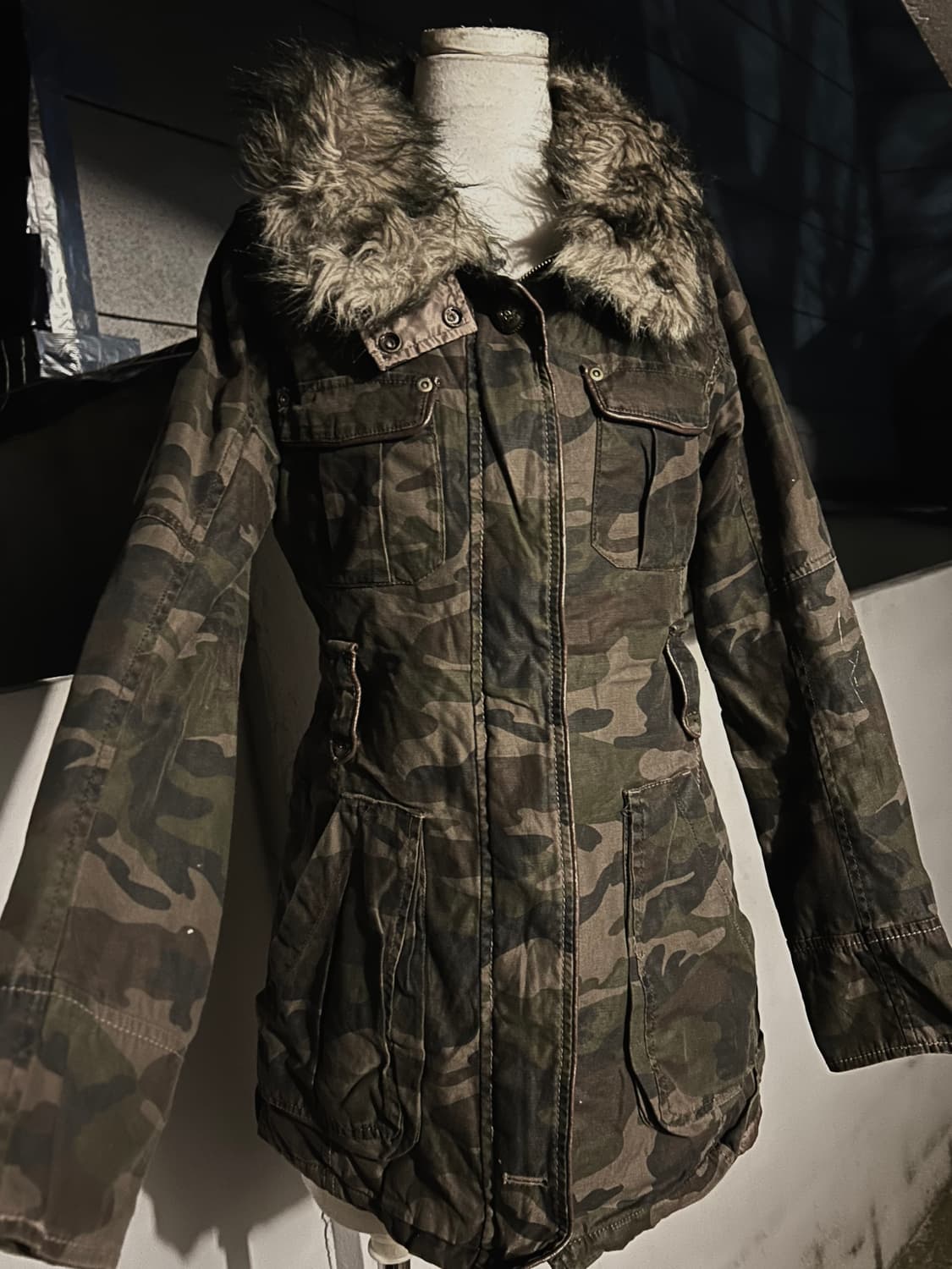 * Archive* 2000s vence 퍼 야상 밀리터리 자켓  상품이미지2