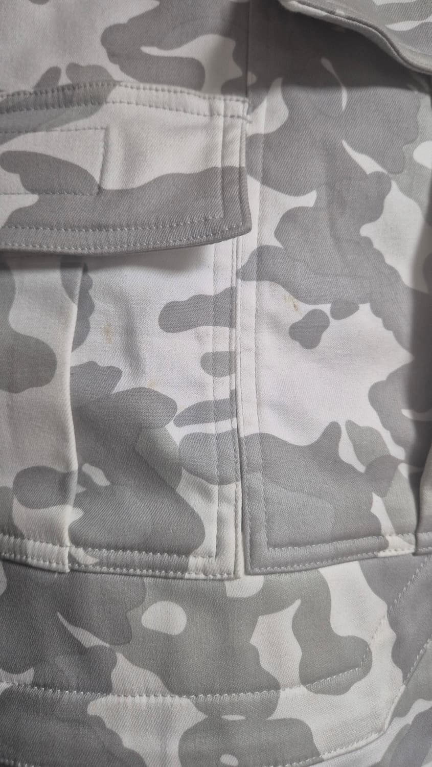 파프롬왓 카모 카고 팬츠 화이트 상품이미지3