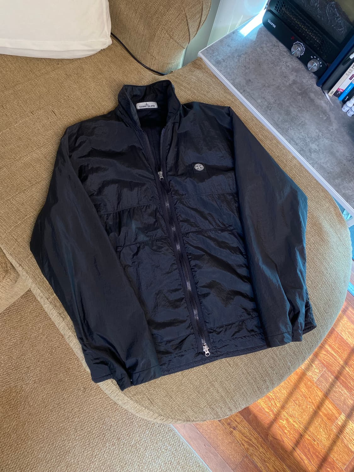 스톤아일랜드 나이론 메탈 립스탑 오버자켓 (105~110) 상품이미지8