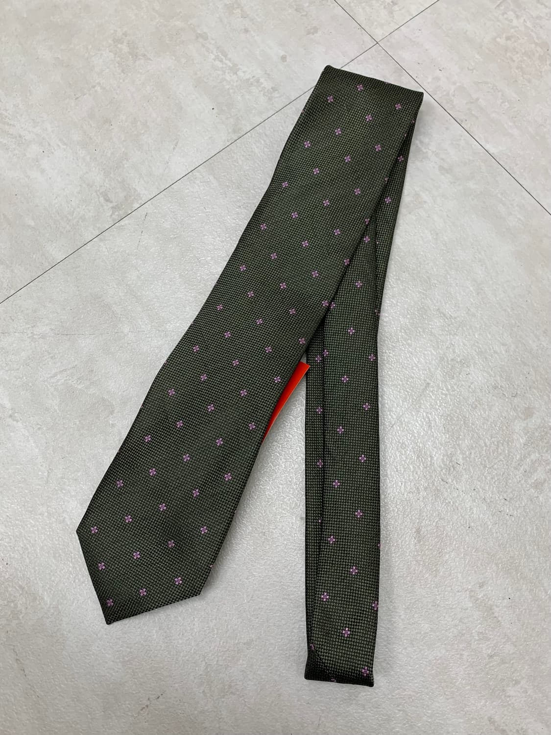 펜디 그린 플라워 패턴 디테일 넥타이 #291 상품이미지2