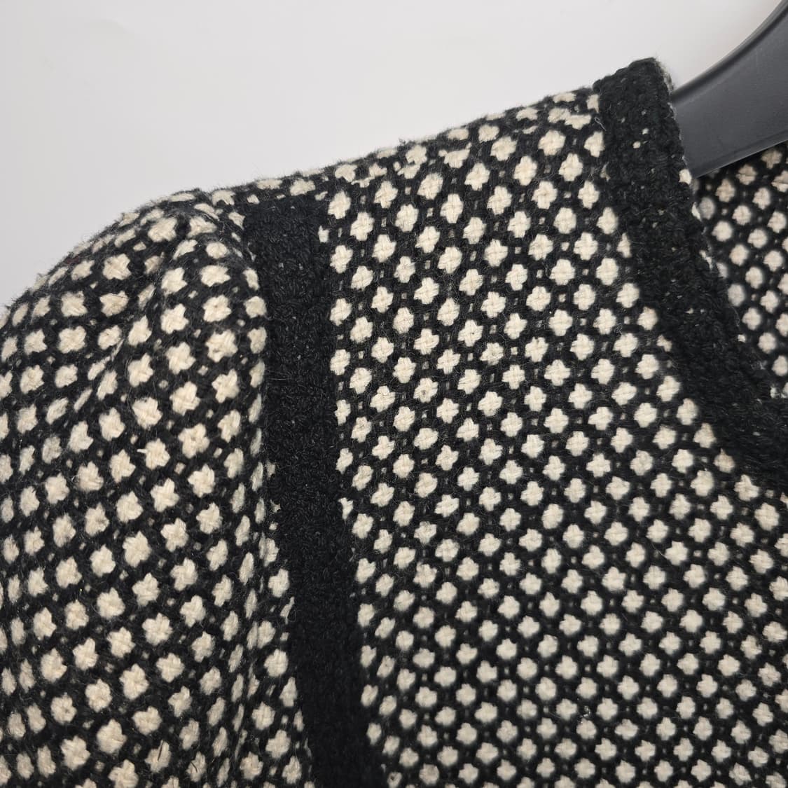 일본 빈티지  울 자켓 소매 플라워  자수 포인트 상품이미지8