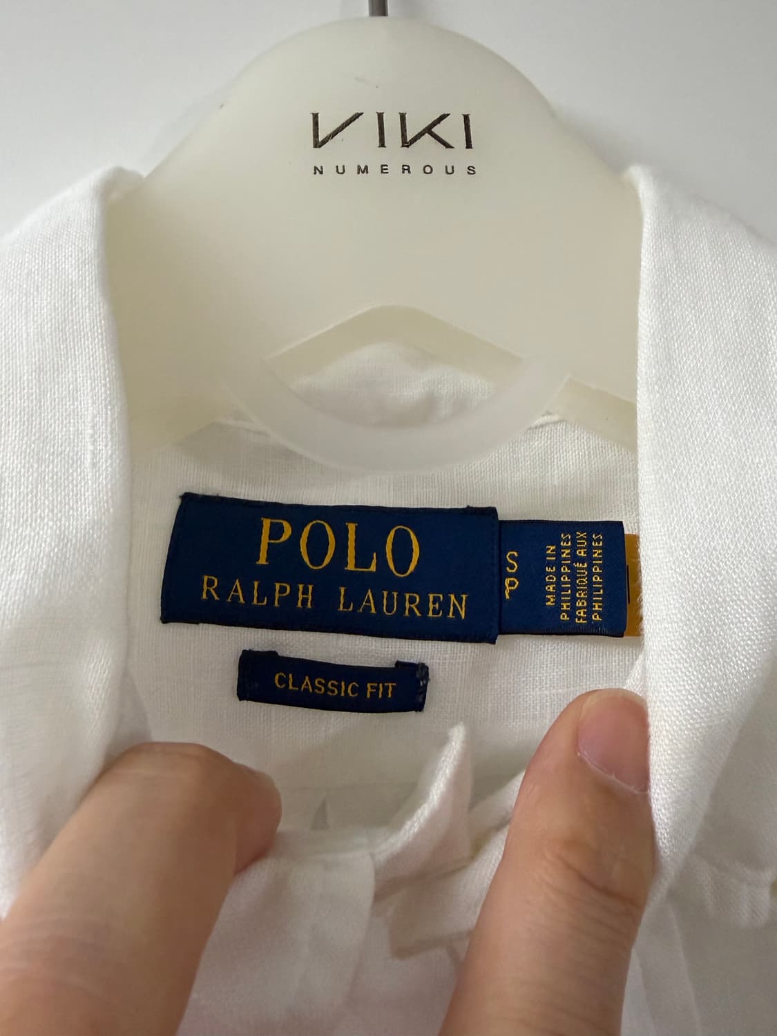 폴로 랄프로렌 린넨 셔츠 클래식핏 s 상품이미지2