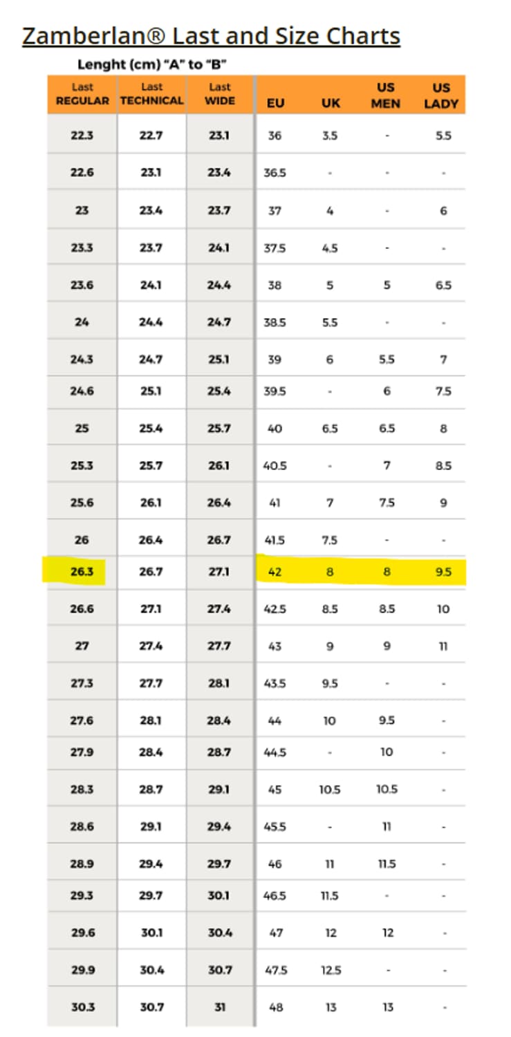 잠발란 마운틴트랙GTX RR 42사이즈 상품이미지10