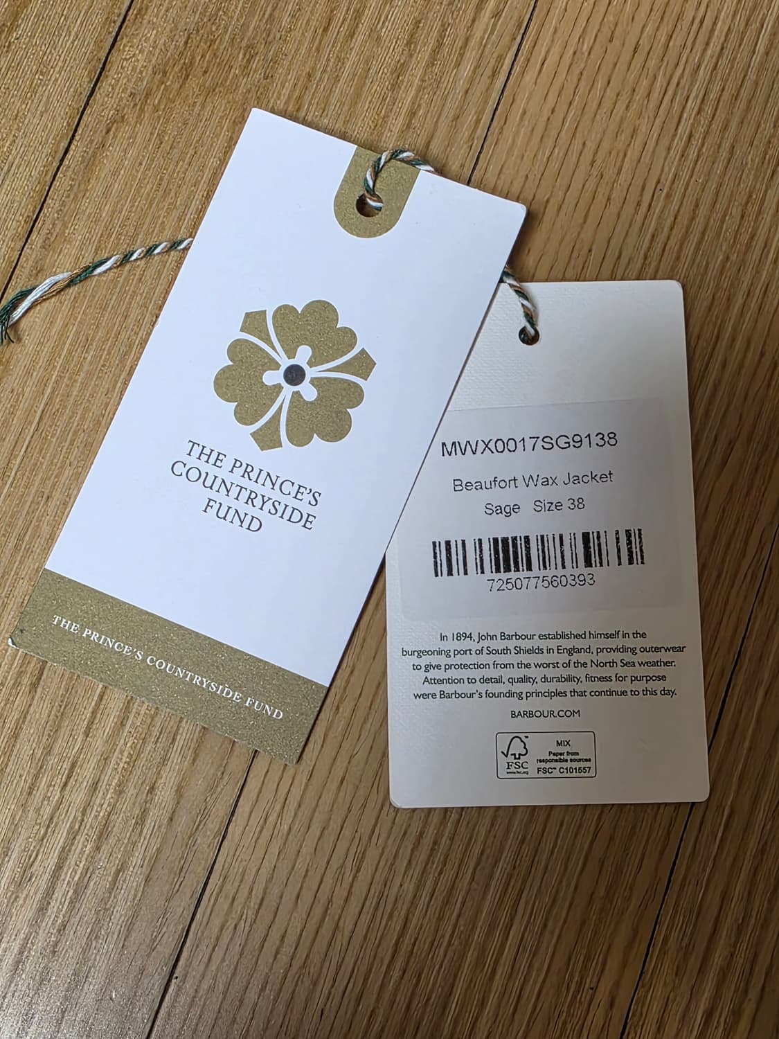 바버 뷰포트 세이지 38 사이즈 상품이미지7