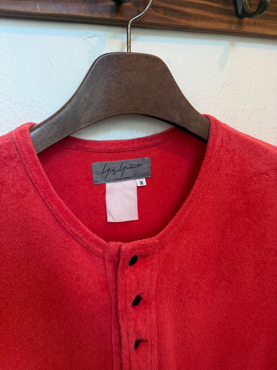 요지야마모토 뿌르옴므 테리코튼 롱슬리브 상품이미지3