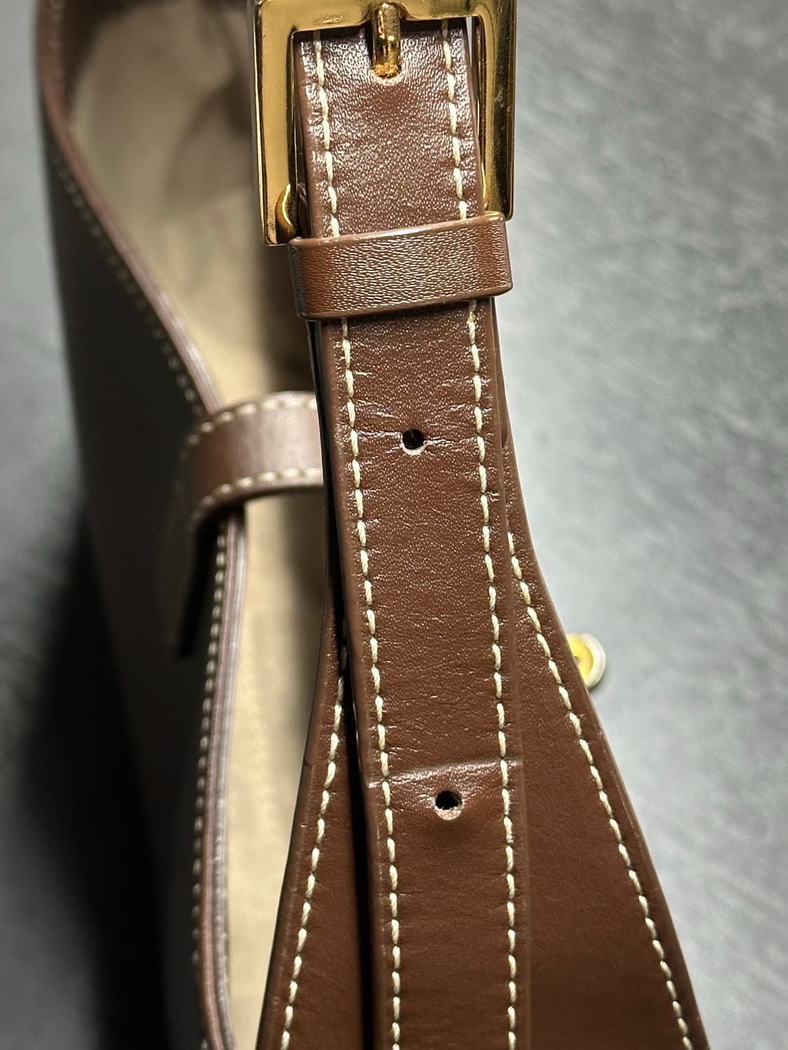 CDSD 소가죽 가방 빈티지 고양이 브로치 상품이미지10