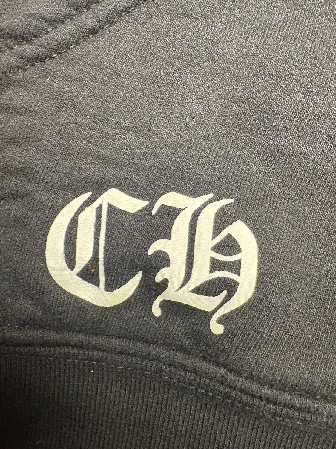 [L] 크롬하츠 백화점판 USA 스크립트 헤비웨이트 후드집업 상품이미지5