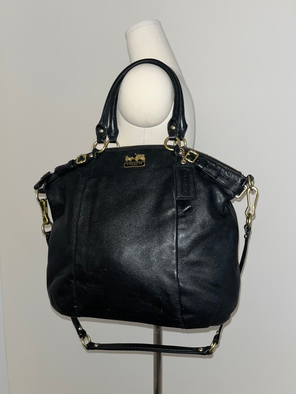 📦Coach All Black shoulder bag 상품이미지2