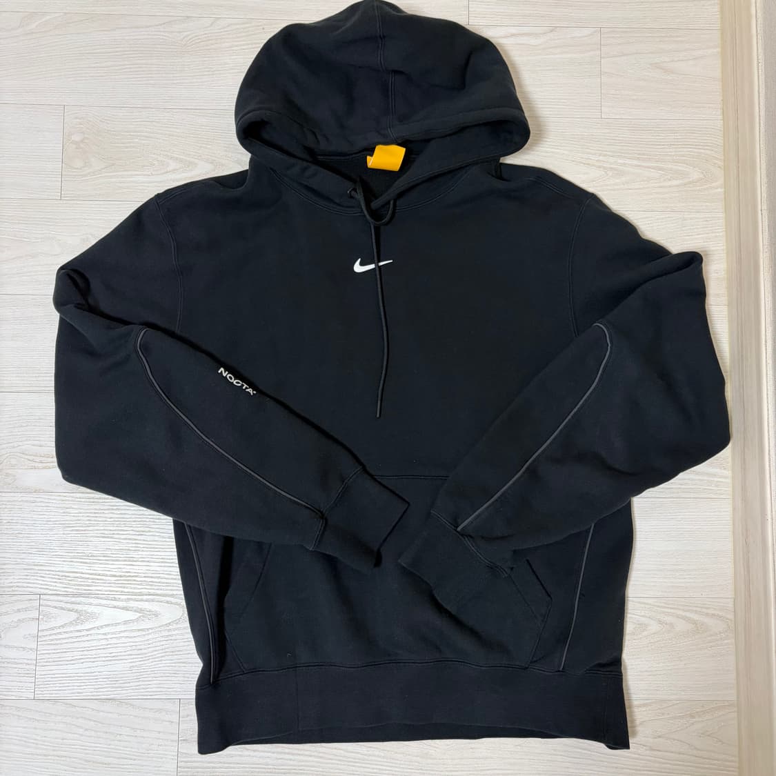 나이키 녹타 플리스 후드, 팬츠 셋업 m 블랙 상품이미지2