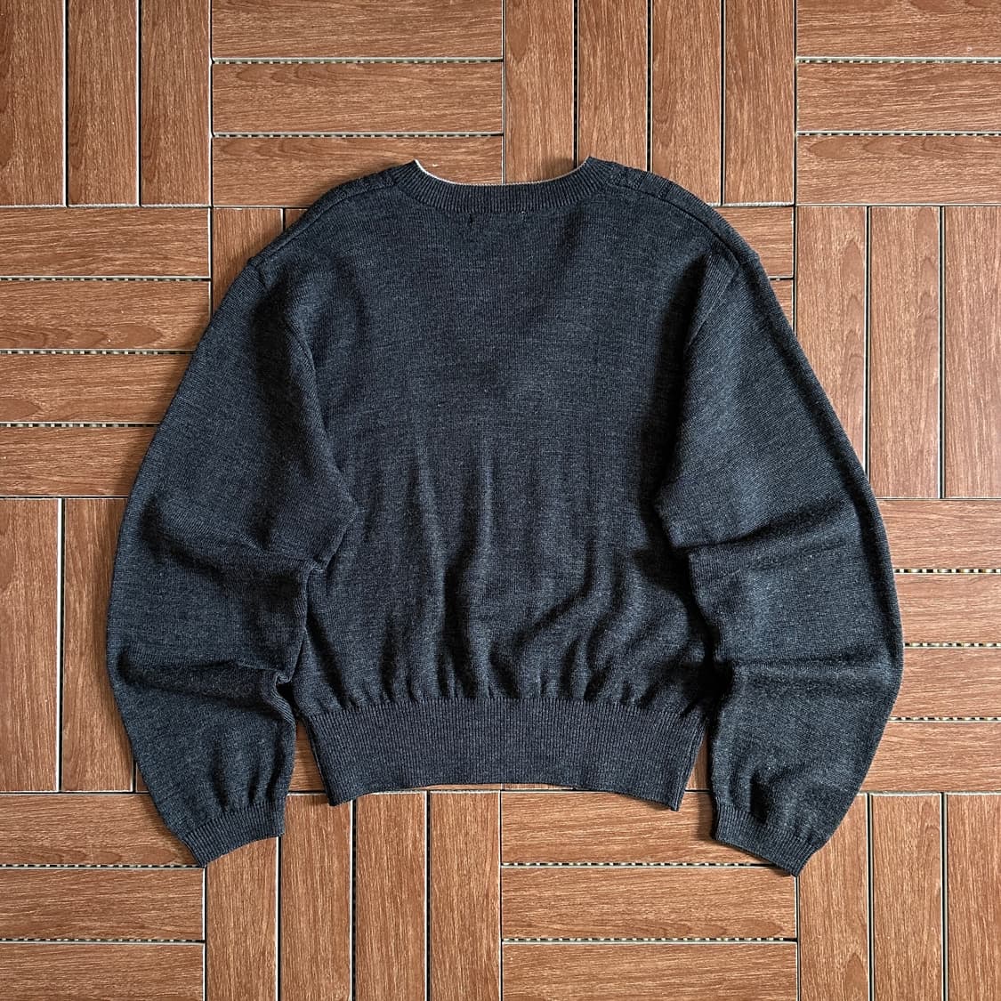 Green Mate v-neck wool knit sweater 상품이미지2