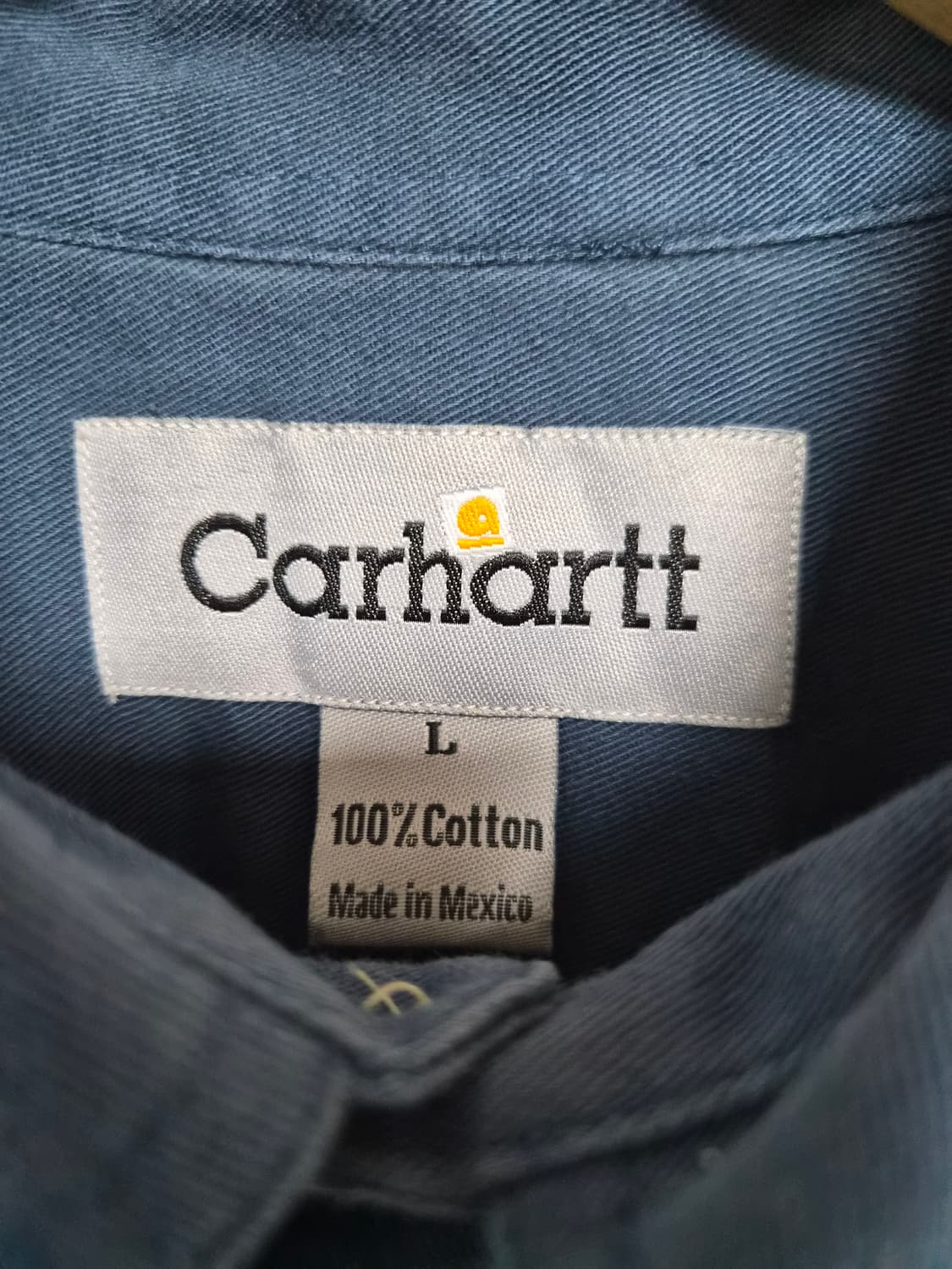 칼하트Carhartt 네이비 코튼 셔츠 L - S248 상품이미지4