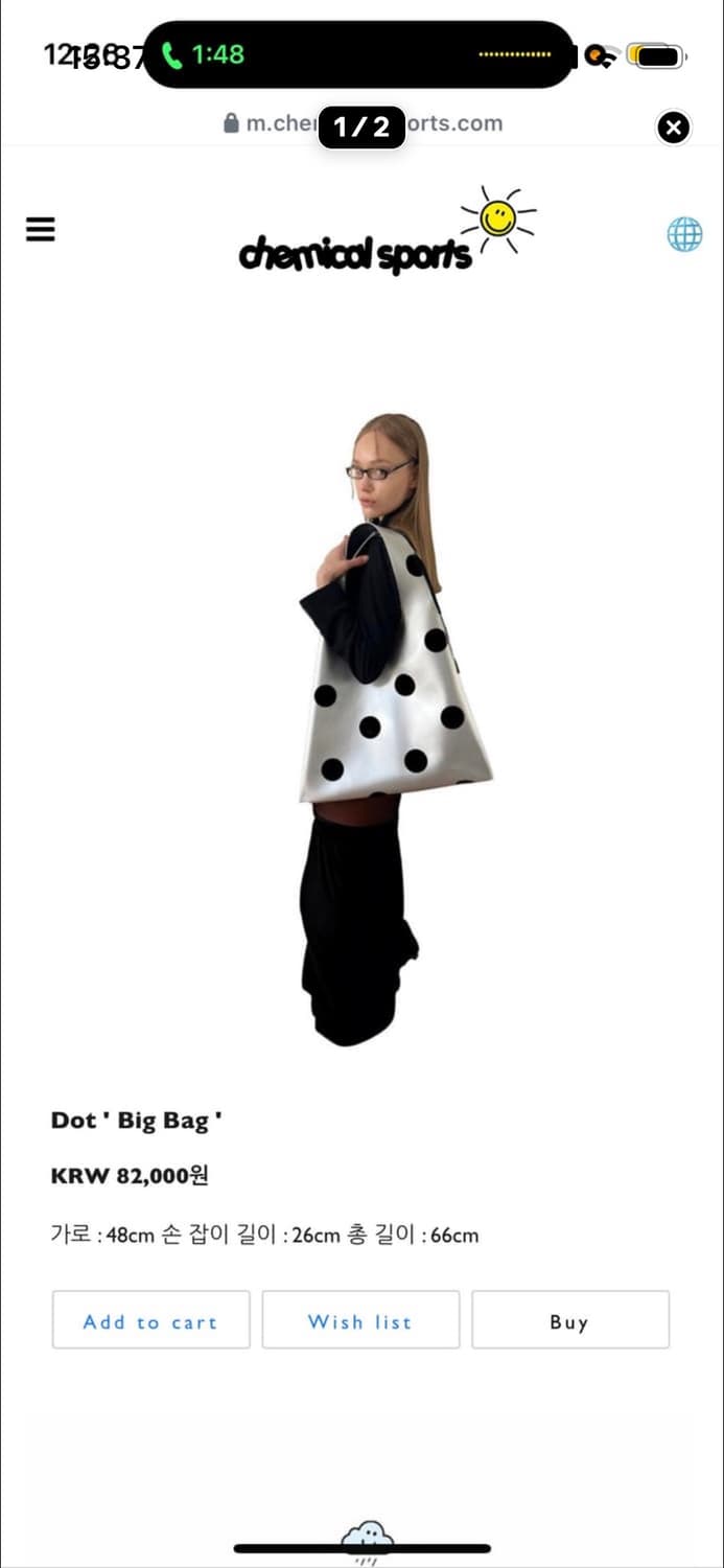 Chemical sports dot big bag 상품이미지1