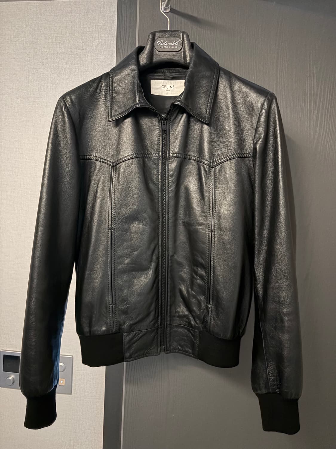 셀린느 blouson jacket in soft lambskin레더자켓 상품이미지2