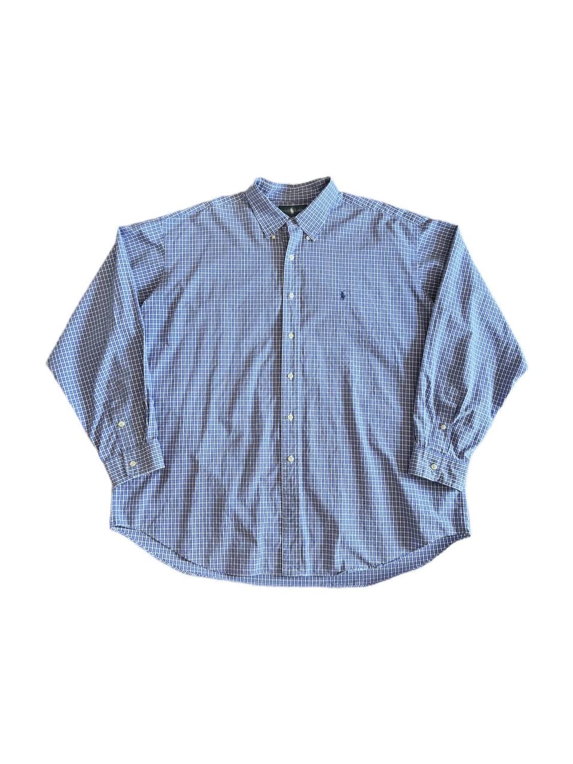 PRL button down gingham check shirts 상품이미지1