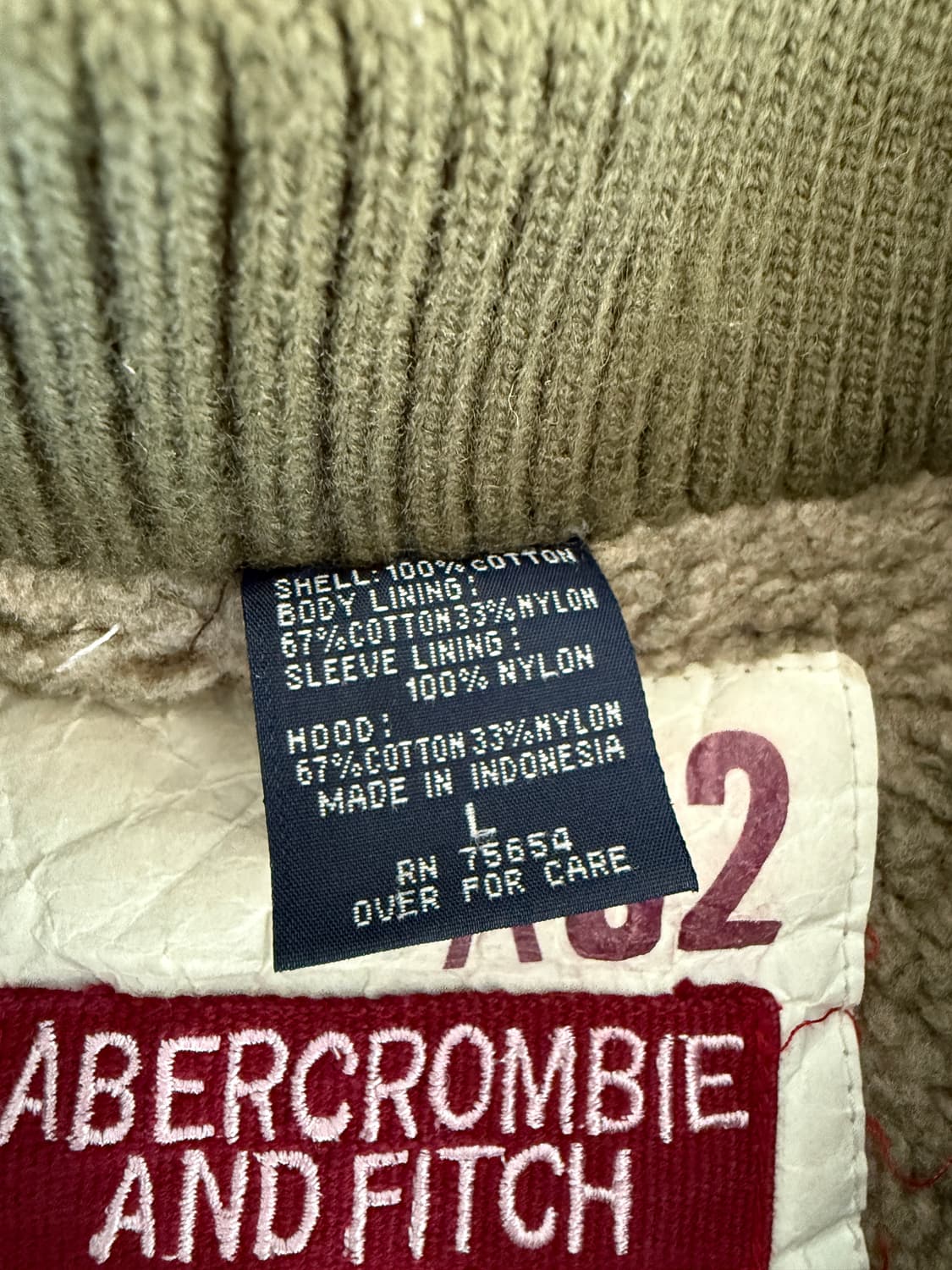 아베크롬비&피치(ABERCROMBIE&FITCH) 퀄팅 자켓 상품이미지9