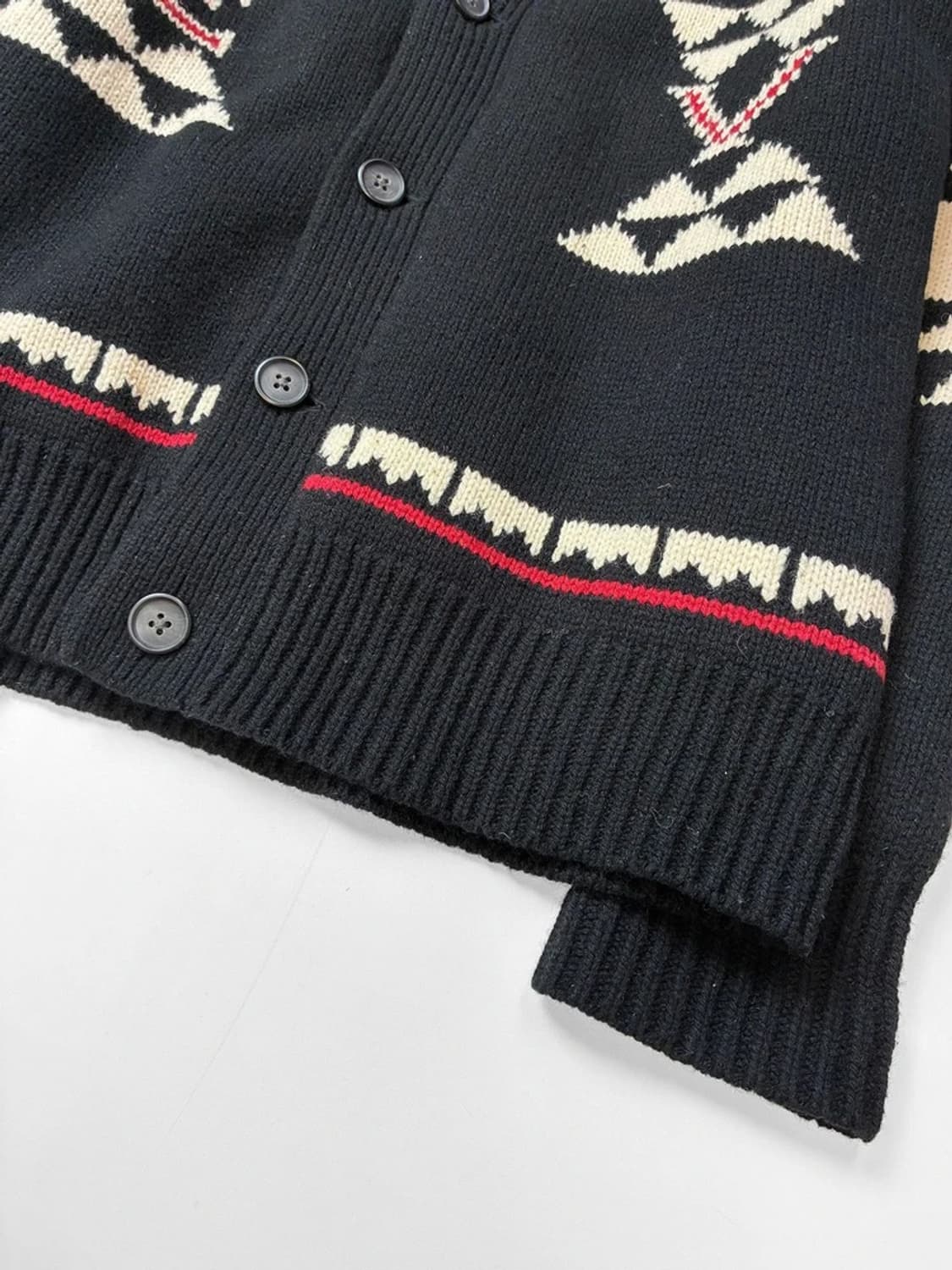 리바이스 00s 양모 코위찬 헤비 레터맨 니트 가디건 PN5308 상품이미지8