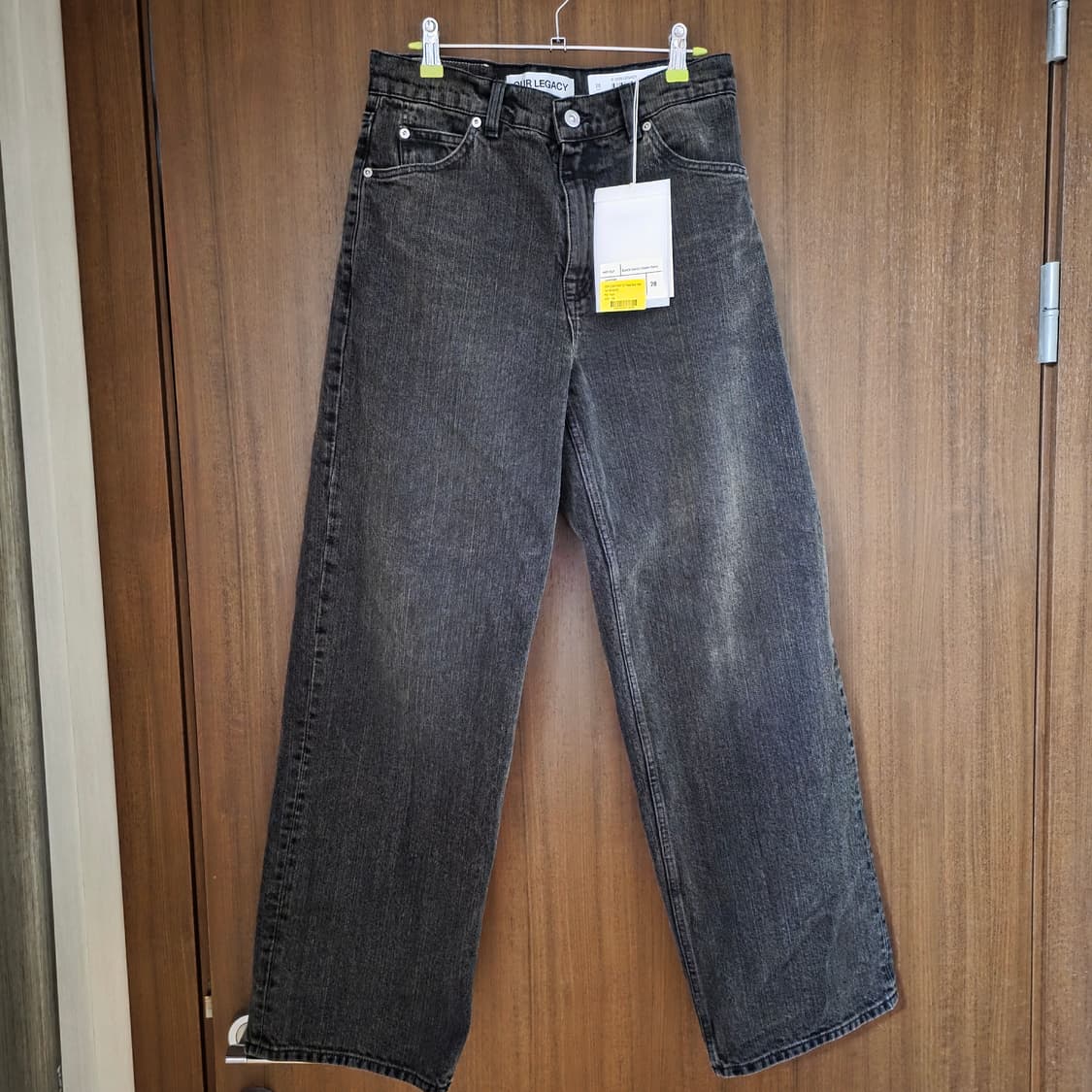 [28] 아워레가시 바스트컷 진 블랙 샌드 체인 트윌  상품이미지2